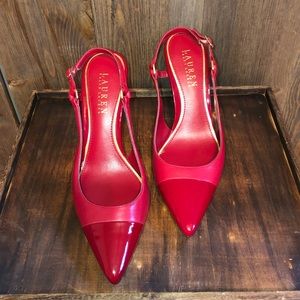 NWOB slingback heels by Ralph Lauren